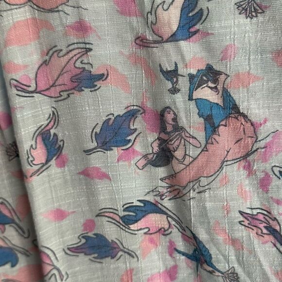 Disney Women’s Blue & Purple Pocahontas Colors Of The Wind Open Front Kimono - Picture 6 of 7